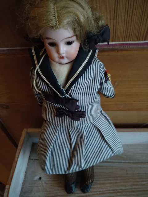 Poupée ancienne tête porcelaine Strobel & Wilken très rare Darling
