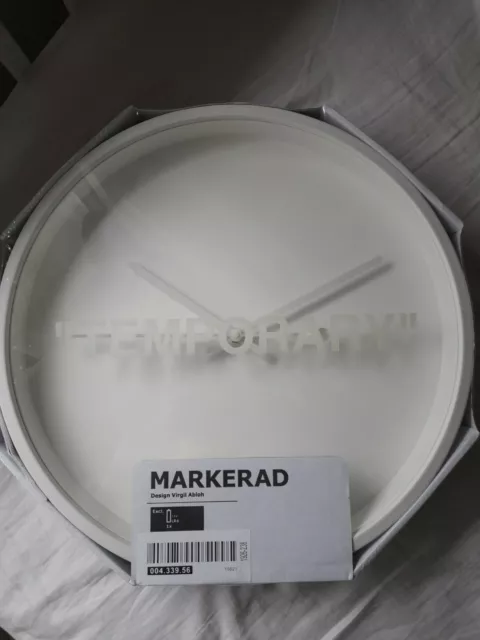 IKEA X VIRGIL Abloh MARKERAD TEMPORARY Wall Clock £60.00