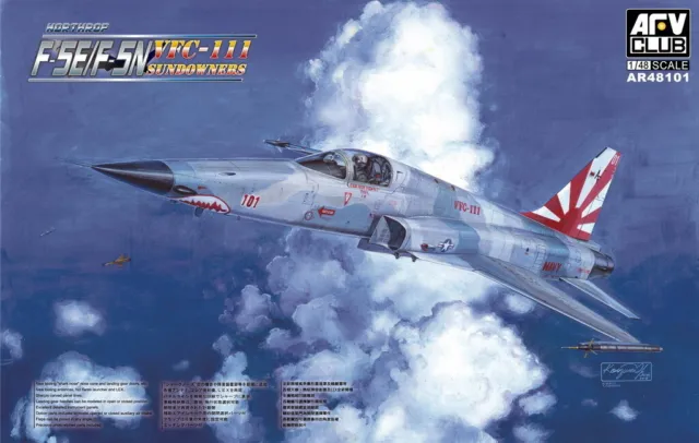 AFV Club AR48101 1/48  US MANY NORTHROP F-5E/F-5N VFC-111 SUNDOWNERS Fighter