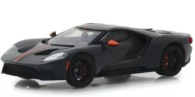 Greenlight Gl86160 - 1/43 Ford Gt 2019 Carbon Orange Und Grau Schwarz