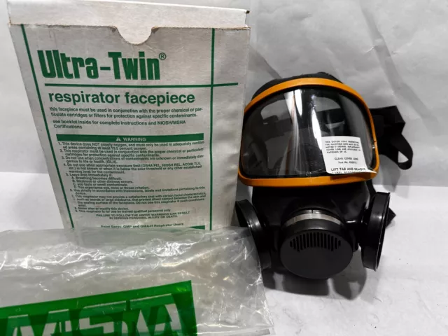 NEW MSA Ultra Twin Full Face Respirator - Size Large