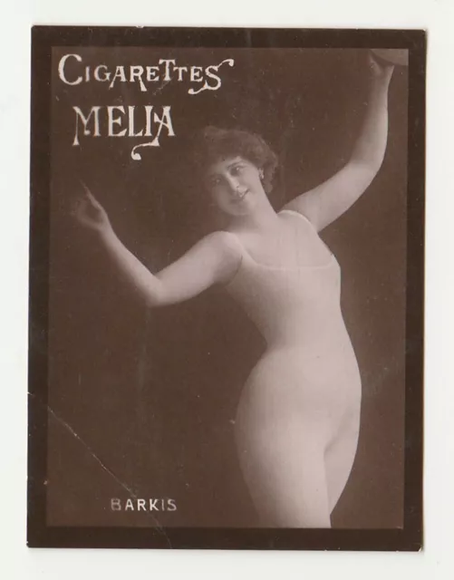 Cigarettes Melia Algeria Tobacco Card Bodystocking Nude girl - Barkis