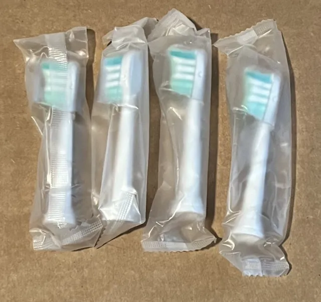 Paquete de 4 cabezales de cepillo de dientes de repuesto compatibles con Philips Sonicare