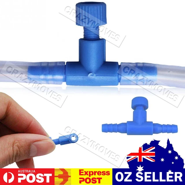 10x Fish Tank Aquarium Airline Regulator Pump Air Line Tube Flow Control Valve V