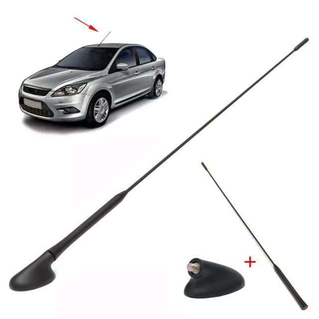 For Ford Focus 00-07 Black Roof AM/FM Antenna Mast & Base-Kit XS8Z18919AA