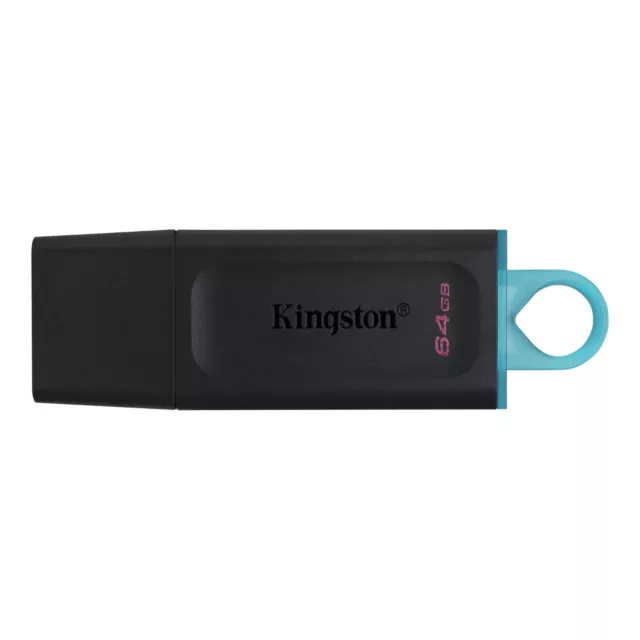 Kingston DataTraveler Exodia 64GB USB 3.0 Flash Stick Pen Memory Drive - Black
