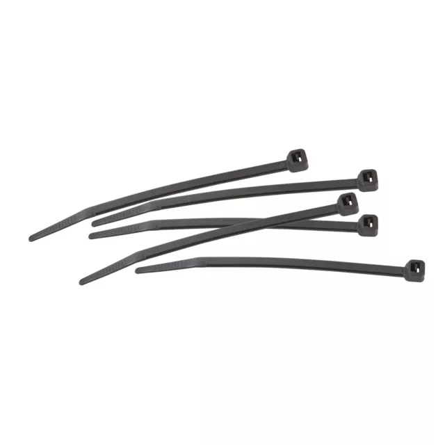Crescent 370 x 4.8mm Black Cable Ties - 100 Pack 2