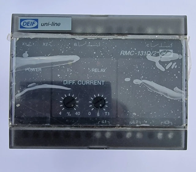 UNI LINE RCM 131D/2 Deif Differential Current Relay £122.53 - PicClick UK