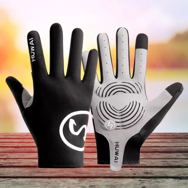Full finger bicycle gloves non-slip riding gloves for summer sports (Sch 2