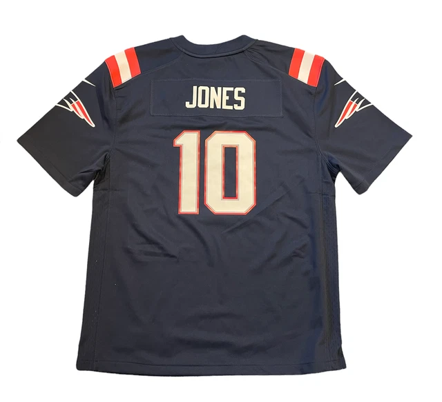 Maglietta New England Patriots (taglia 14-16y) bambino Nike NFL Home top - Jones - Nuova