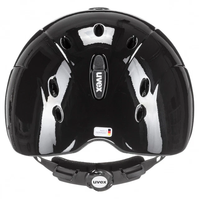 Kinder Reitkappe Reithelm Onyxx Uvex schwarz shiny glänzend XXXS-XS 49-54 cm 4