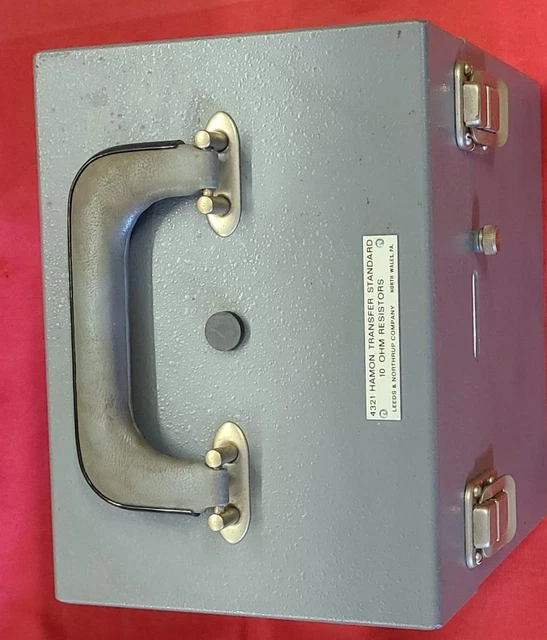 L&N Leeds & Northrup 4321 Hamon Transfer Standard 10 Ohm
