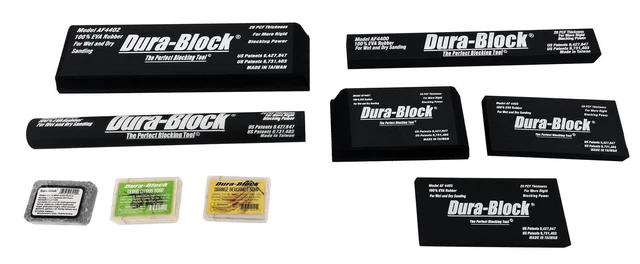 Durablock TAI-AF44A Sanding Block Kit, EVA Rubber, Set of 6