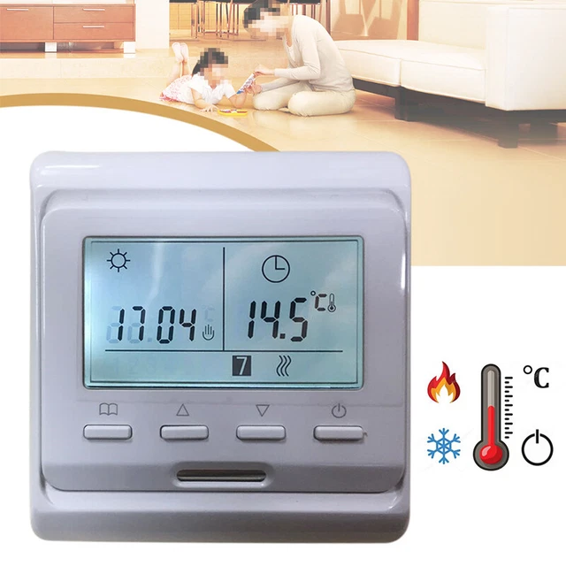 Thermostat Digital Mi-Heat C17 Pour Chauffage Au Sol - écran Tactile, Programmable, 230V, Neuf