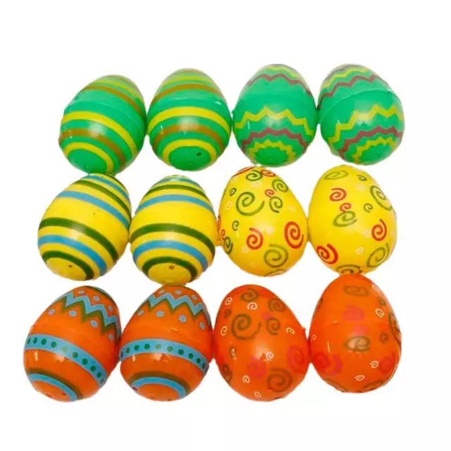 Easter Egg Hunt Opening Egg Colorful Plastic Eggs Kids Favors Easter Party  F5C1 3