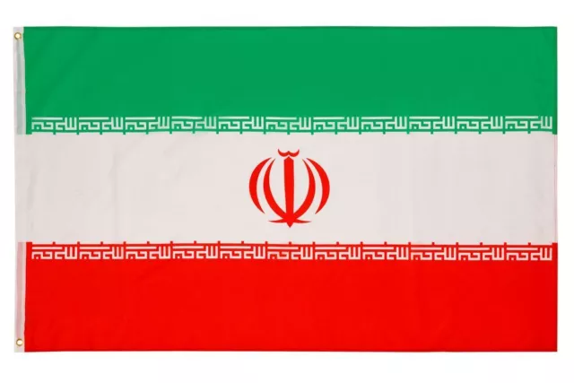 Flagge Fahne Iran 150X90cm Staatsflagge Wappen Royal Hissflagge Flaggen Fahnen