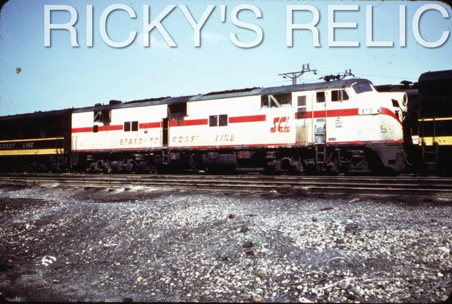Duplicate Slide SCL #553 EMD E7A Seaboard Coast Line Washington D.C. 1968