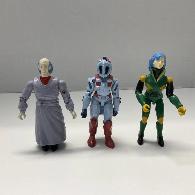 Lot of 3 VTG 1985 Robotech Action Figures Terminator Master Corg Matchbox JAPAN