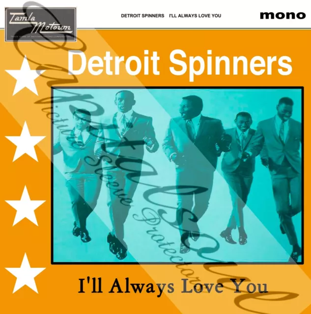 60S Mod Soul Tamla Motown Detroit Spinners I'll Always Love You Picture Sleeve