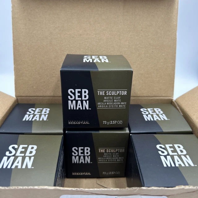 SebMan The Sculptor Matte Clay  2.57 oz  Professional By Sebastian CASE Of 6
