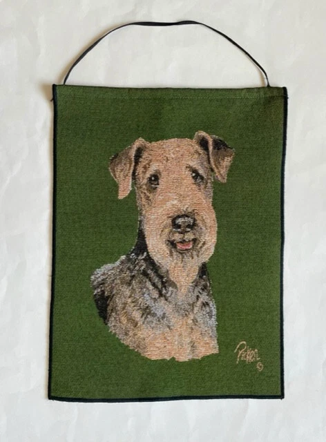 Airedale Terrier Artwork Hanging - Signed "Picken"