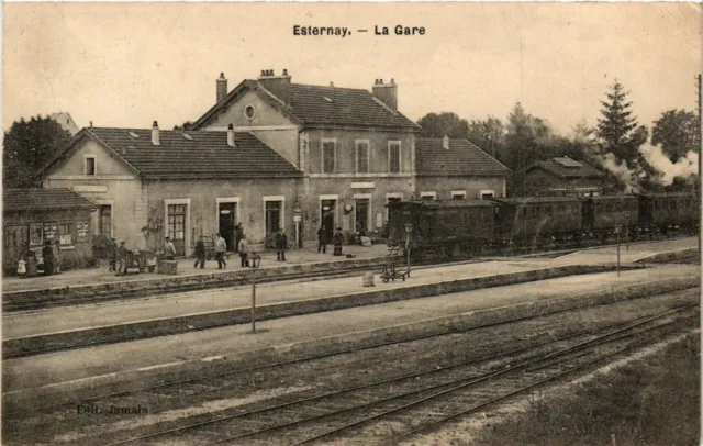 CPA AK ESTERNAY - La Gare (364877)