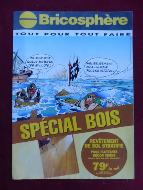 brochure BRICOSPHERE ASTERIX / spécial bois  1997