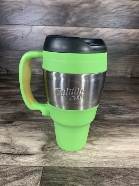 Bubba Keg Travel Mug Insulated 34oz Lime Green w/ Bottle Opener