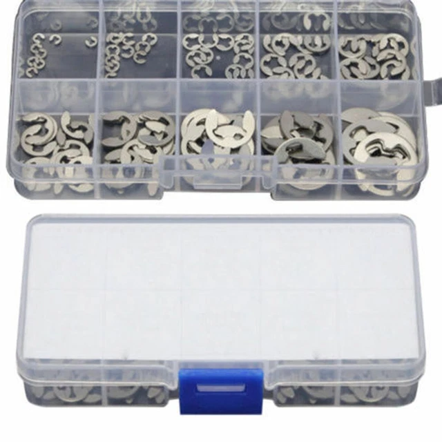120pcs Retenue Circlip Remplacement Lot Huile Résistant Attaches Accessoires