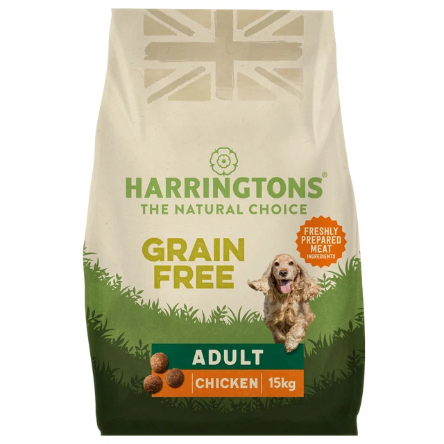 Harringtons Grain Free Complete Hypoallergenic Chicken Adult Dry Dog Food 15kg