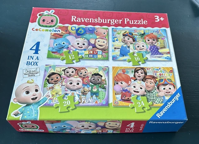 RAVENSBURGER GABBY'S DOLLHOUSE + Cocomelon 4 in a Box Jigsaw Puzzle for ...
