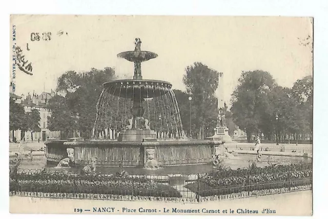 54  Nancy  Place Carnot  Monument Carnot Et Chateau D Eau