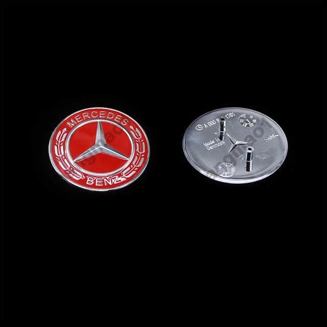 MERCEDESBENZ RED HOOD Emblem Laurel Wreath Flat Logo GLC GLE GLS GL G ML GLK £25.57 PicClick UK