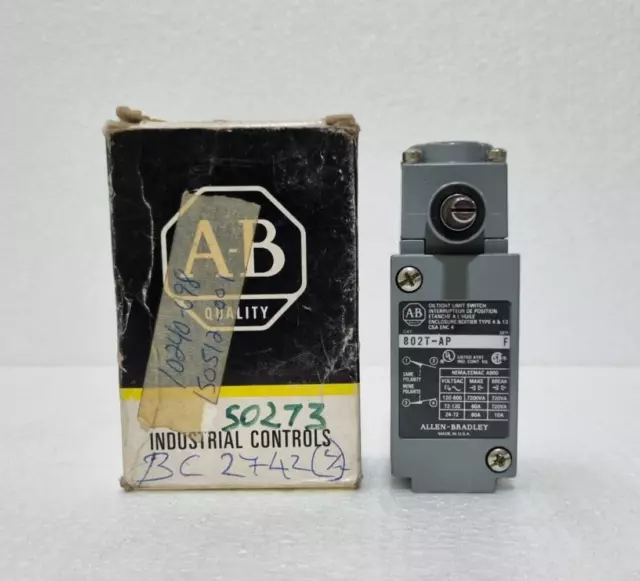 Interruttore Di Fine Corsa A Tenuta D'olio Allen Bradley 802T-Ap