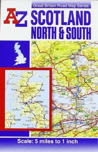 SCOTLAND ROAD MAP (reversible) (A-Z Road Maps &amp; Atlases) by Geographers ...