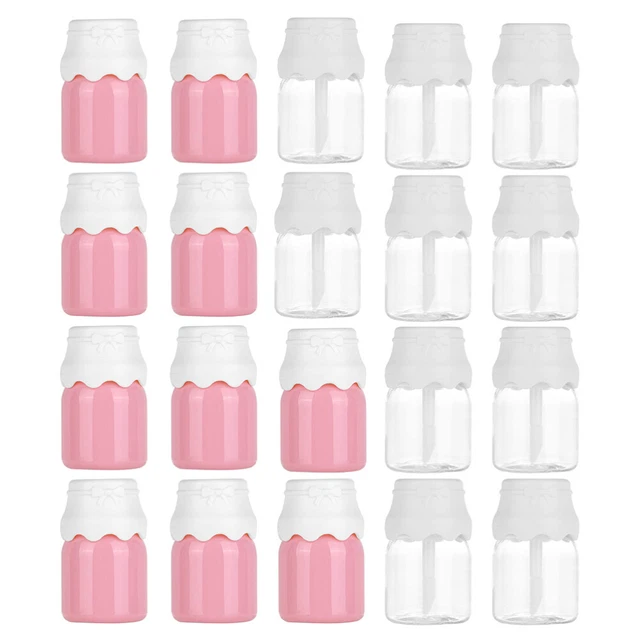 20 piezas Contenedores labiales Botella Brillo labial Tubo Maquillaje Muestras Tubo Lápiz labial