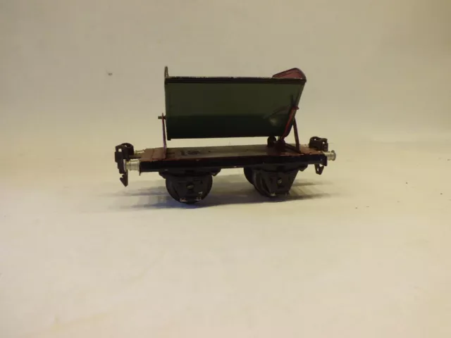 Rarität, MÄRKLIN Güterwagen, Kippwagen 13cm, 1930er Jahre, alte Blecheisenbahn