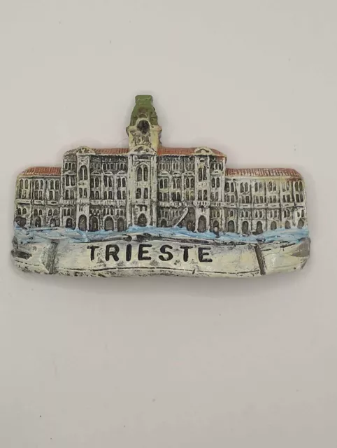 Magnete Calamita Resina Souvenir Magnet  Trieste Friuli