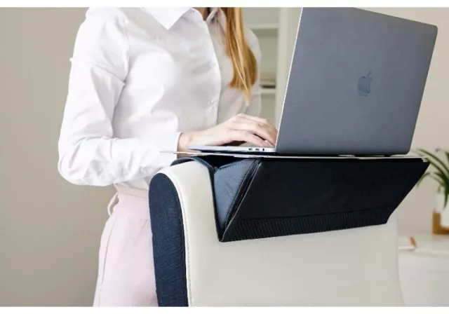 ActivStand Computer Desk for Small Spaces Converts Office Chair to Standing Desk