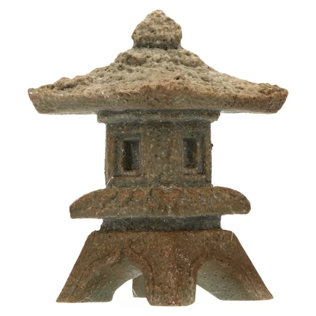 Mini Pagoda Statue Japanese Stone Lantern Bonsai Micro Landscape Decoration