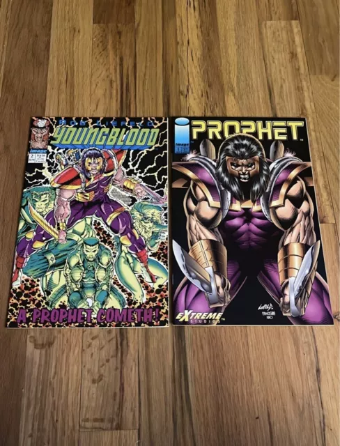 Youngblood #2 1st Prophet & Shadowhawk! & Prophet #1 Image Comics Rob Liefeld!