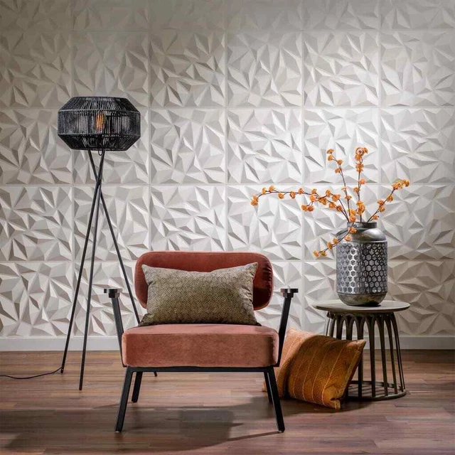WallArt Paneles de pared 3D Puck 24 uds GA-WA27 WallArt