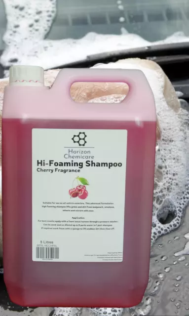 Cherry Hi Foam Snow Foam Shampoo Soap 5L Drum Vehicle Car Wash Detail Bargain