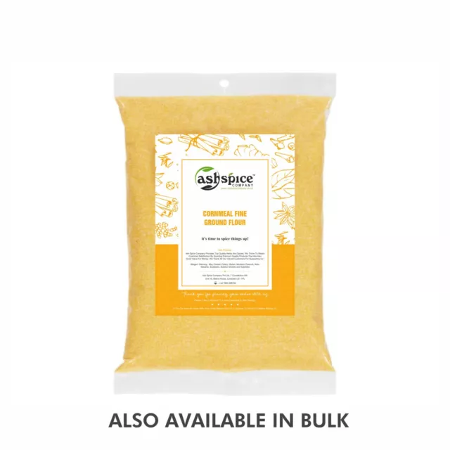 Cornmeal Fine Ground Flour (Polenta) Premium Stock Free UK P&P Select Size 3