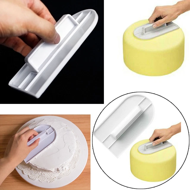 Decoración De Pasteles Más Suave Paleta Glaseada Fondant Pulidor Acabado Azucarero Herramienta ~