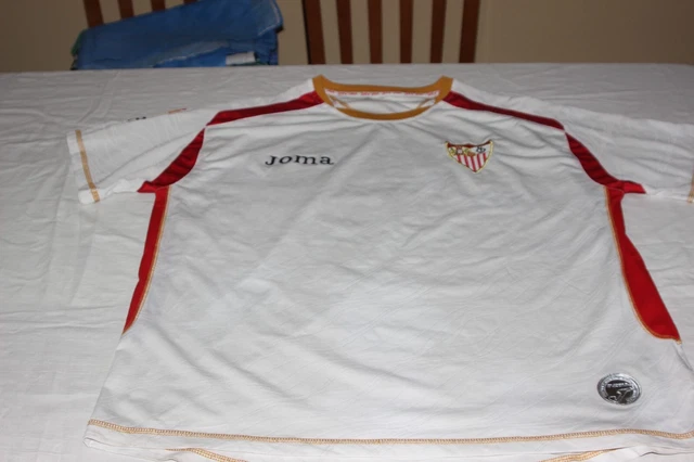 Maillot Officiel Du Gardien De But Du Sevilla FC Vintage Marque Joma