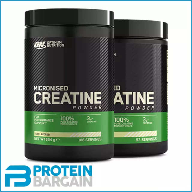 Optimum Nutrition 317g 93 Serve/634g 186 Serve, 100% Micronised Creatine Powder