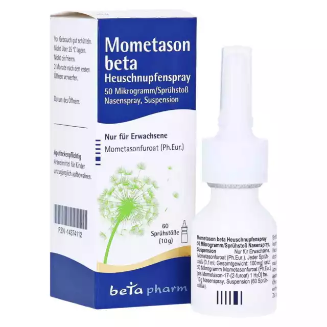 MOMETASON beta Heuschnupfenspray 50myg/Sp.60 Sp.St 10 g