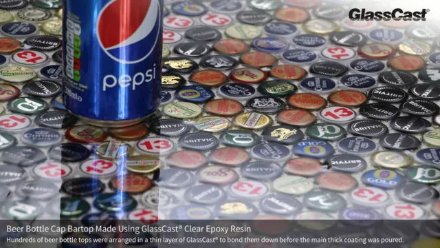 GlassCast® 3 Clear Epoxy Penny Floor Resin, Tabletop, Bar-Top Coating Resin 3