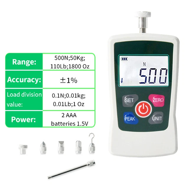 DIGITAL FORCE GAUGE Meter Push Pull Force Meter Tester Dynamometer